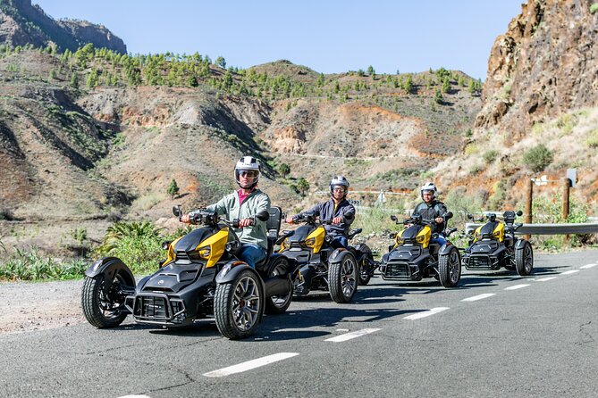 3 Wheel Motorcycle like Quad/Buggy Tour Gran Canaria (Maspalomas) - Stop 1: Fataga, your first taste of mountain Gran Canaria