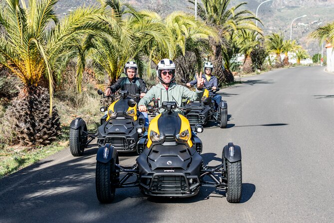 3 Wheel Motorcycle like Quad/Buggy Tour Gran Canaria (Maspalomas) - Stop 2: Maspalomas, the hub moment on the return loop