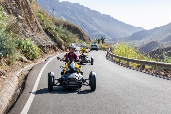3 Wheel Motorcycle like Quad/Buggy Tour Gran Canaria (Maspalomas) - Stop 3: Playa de Amadores, coastal air and ocean views