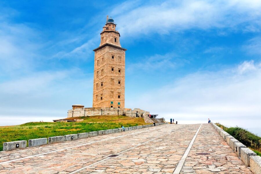 A Coruña: Historic Walking Tour Old Town and Highlights - Galerías de la Marina and modernist façades you can spot right away
