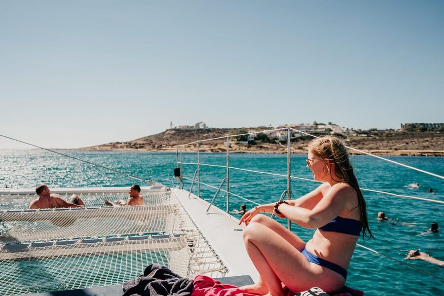 Alicante: 3-Hour Coastal Catamaran Cruise - Crew and onboard vibe: polite sailing, easy energy, and music