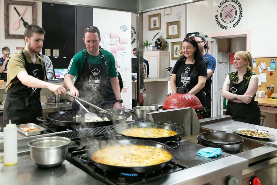 Alicante: Paella & Sangria Class with Tapas and Market Visit - A Working Kitchen, Not a Tourist Set