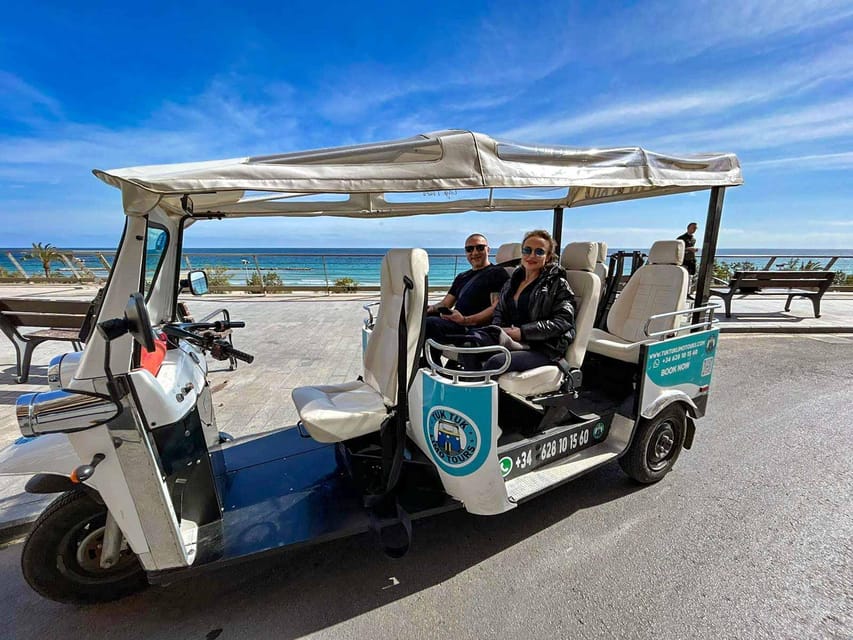 Alicante Tuk Tuk Overview Tour - Choosing 1, 2, or 3 Hours: Don’t Pay for Time You Won’t Use