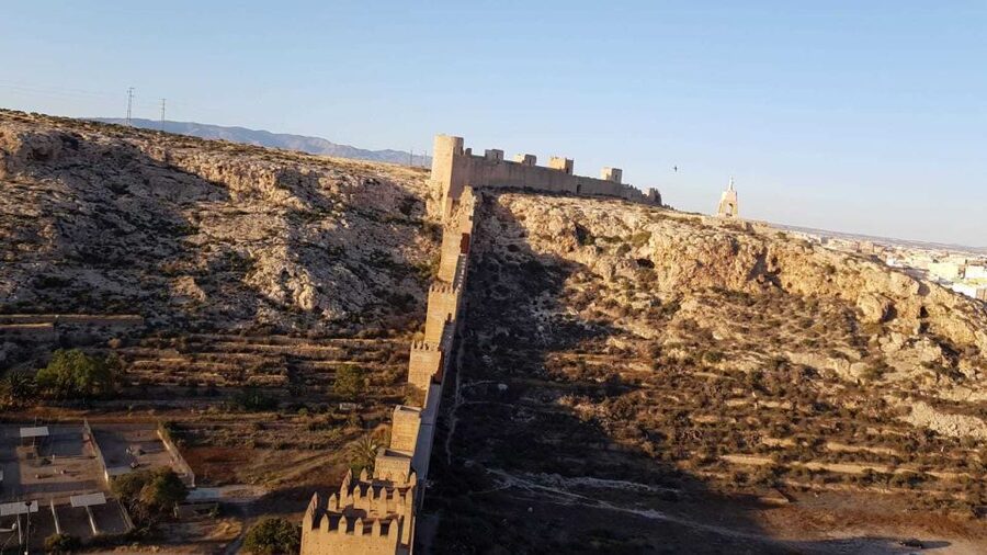 Almeria: Alcazaba Guided Tour - First impressions at the Alcazaba of Almería starting point