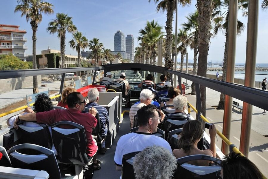Barcelona: 24 or 48-Hour Hop-On Hop-Off Bus Tour - Orange Route: Western Landmarks, FC Barcelona Stadium Area, and El Born
