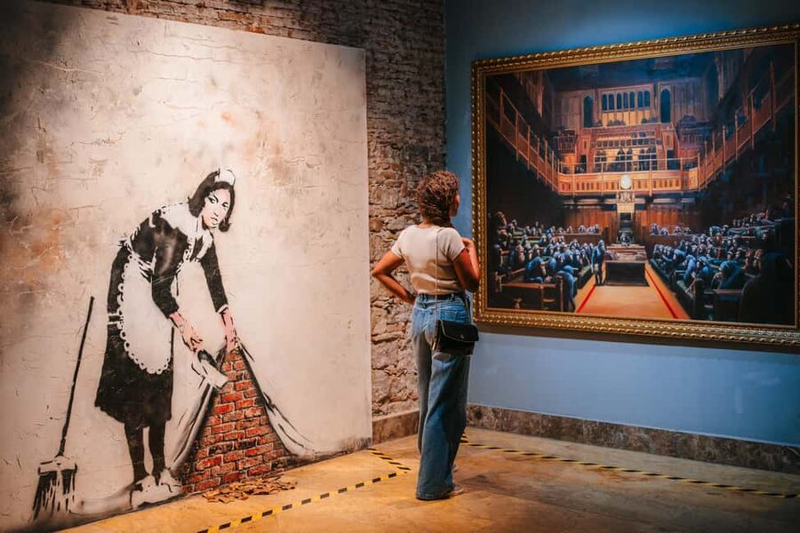 Barcelona: Banksy Museum, Permanent Exhibition Ticket - Banksy’s messages: human rights, climate, consumerism, racism, tech