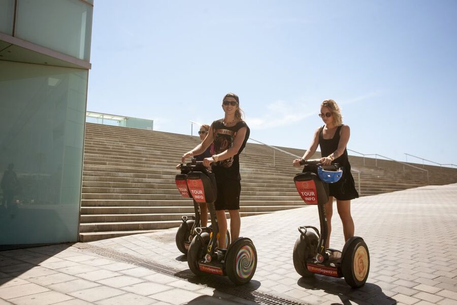 Barcelona: City Highlights Guided Segway Tour - Vila Olimpica Breaks and the Olympic Port Panorama