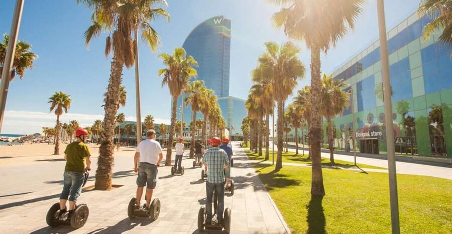 Barcelona: City Highlights Segway Tour - Meeting at Passatge de la Canadenca, ready to roll