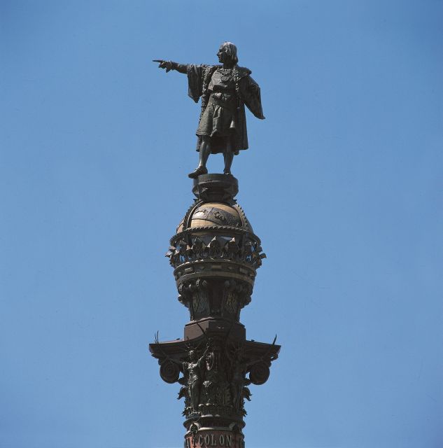 Barcelona: Columbus Monument - The Elevator Ride and the 60-Meter Top Platform