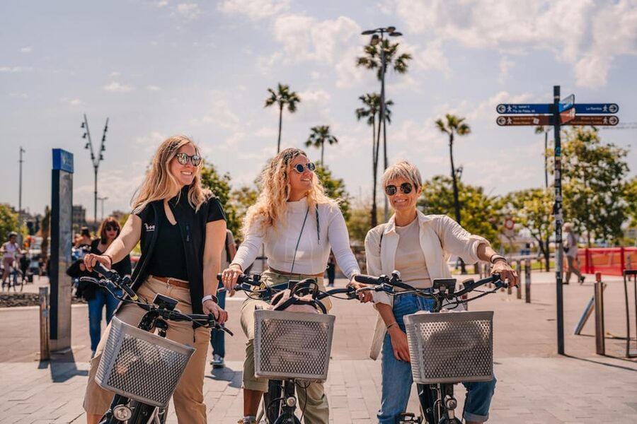 Barcelona: E-Bike Tour with Montjuic Cable Car & Boat Ride - El Raval start: getting your bearings the practical way