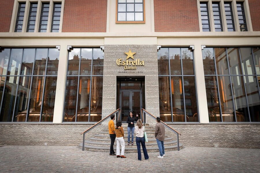 Barcelona: Estrella Damm Old Brewery Tour with Tasting - First stop: the Old Brewery, right where the story began