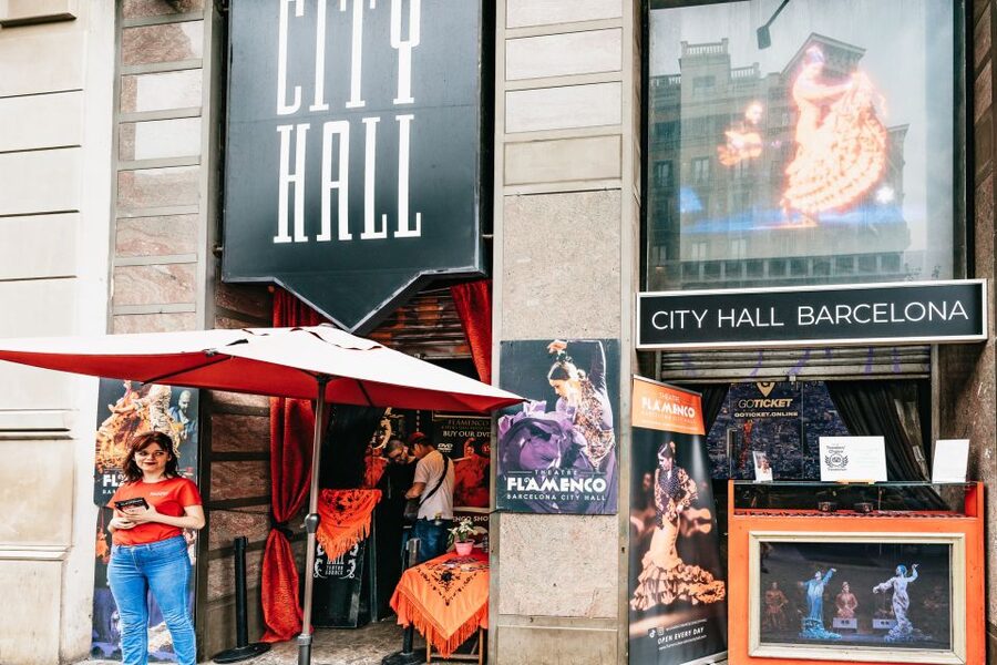 Barcelona: Flamenco Show at the Theater - Getting there: Rambla Catalunya and the easiest metro stops
