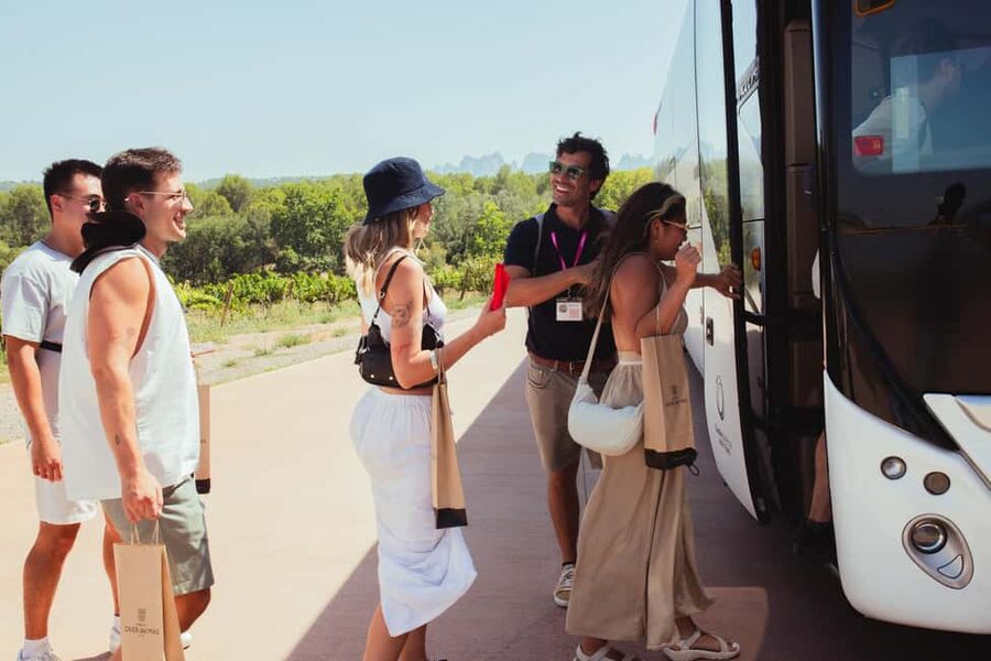 Barcelona: Full-Day Montserrat & Wine Small Group Tour - Inside the winery: a castle cellar and 36 generations of ownership