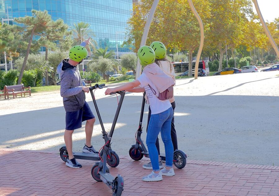 Barcelona: Gaudi Highlights Guided Tour by Electric Scooter - Olympic Port and Vila Olímpica, modern Barcelona by the water
