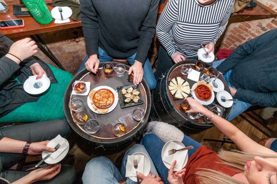 Barcelona Gourmet Food & Wine Tour with Local Expert - Stop 1: the modern taberna with four tapas and local wine