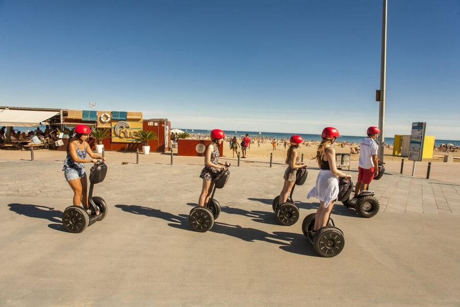 Barcelona Guided Segway Tour - Columbus to the waterfront: the high-impact first stretch