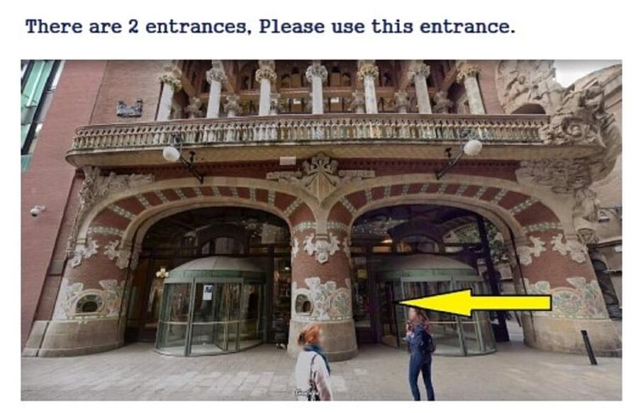 Barcelona: Guitar Trio & Dance @ Palau de la Música - Getting in smoothly: ticket exchange and what to bring
