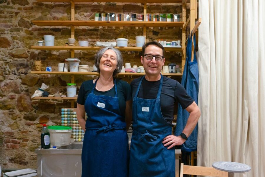 Barcelona: Handmade Ceramic Tiles Workshop - What makes the hosts, Wendy and Eric, a big part of the value