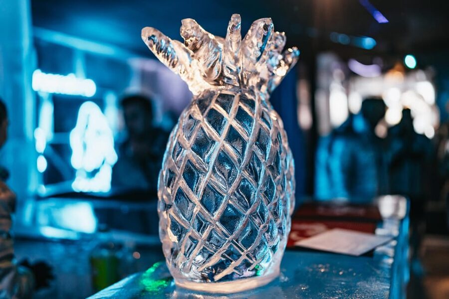 Barcelona: Icebar experience, located at the beach !! - Ice sculptures and photo time in a room built for selfies