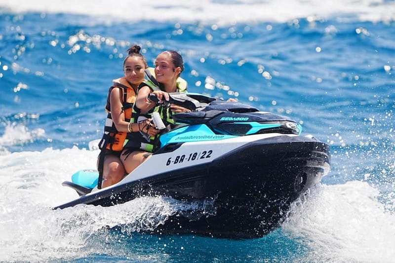 Barcelona: Jet Ski Ride 1 or 2 People w/ Instructor Included - Swapping Drivers and Bringing a Passenger for Free