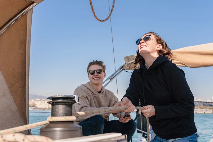 Barcelona: Midday or Sunset Sailing with Open Bar and Snacks - On board: what you’ll feel right away