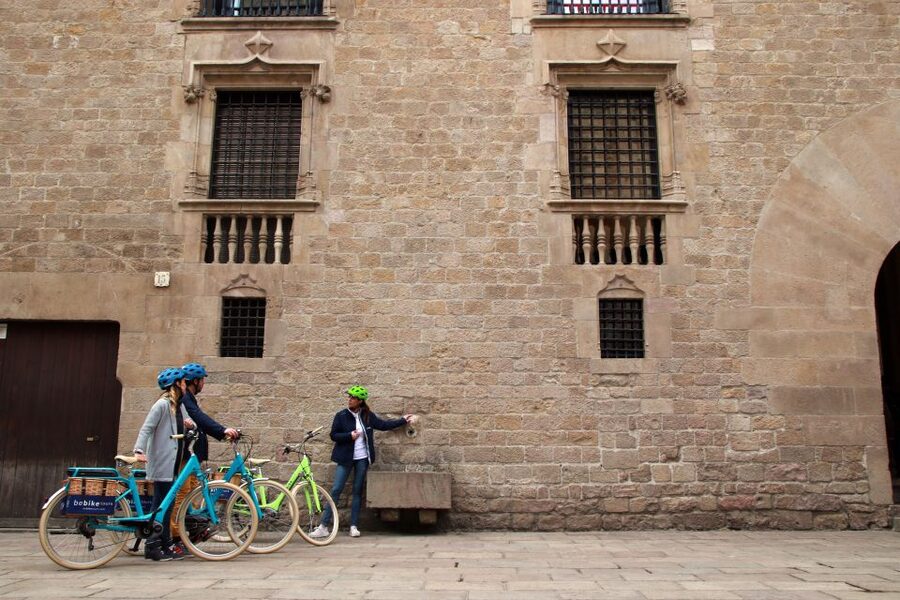 Barcelona: Montjuic Hill E-Bike Tour - Lluís Companys Olympic Stadium, then back toward central Barcelona