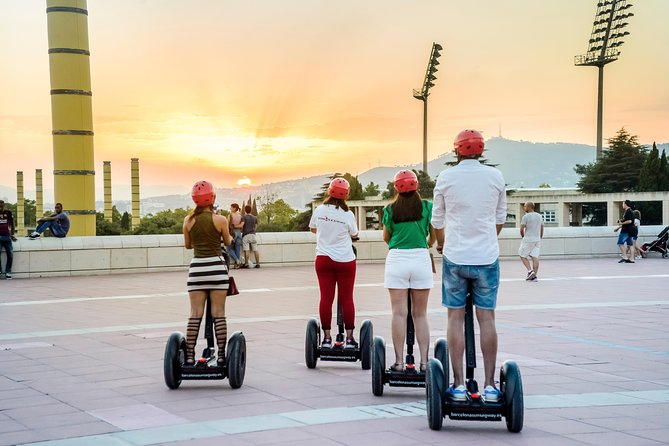 Barcelona: Montjuïc Segway Tour - Columbus Monument and the skyline view of Montjuïc, Tibidabo, and Collserola