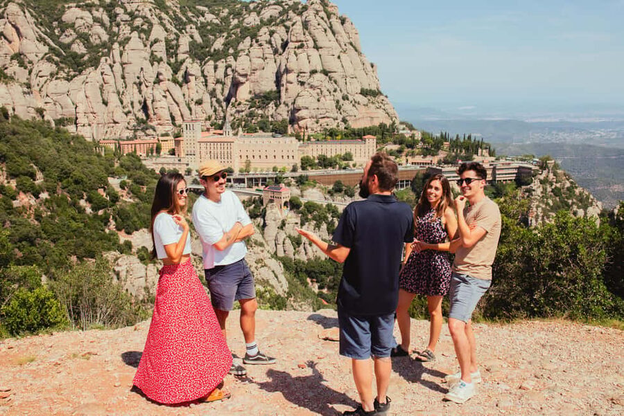 Barcelona: Montserrat with Optional Black Madonna & Cogwheel - Montserrat Monastery, a mountain you feel before you study it