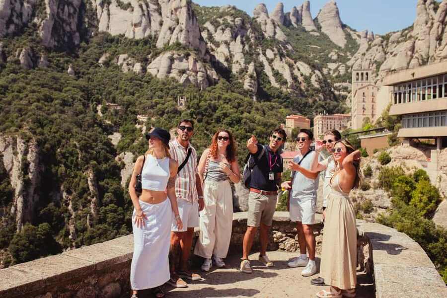 Barcelona: Montserrat with Optional Black Madonna & Cogwheel - Optional cogwheel train: the easy uphill start