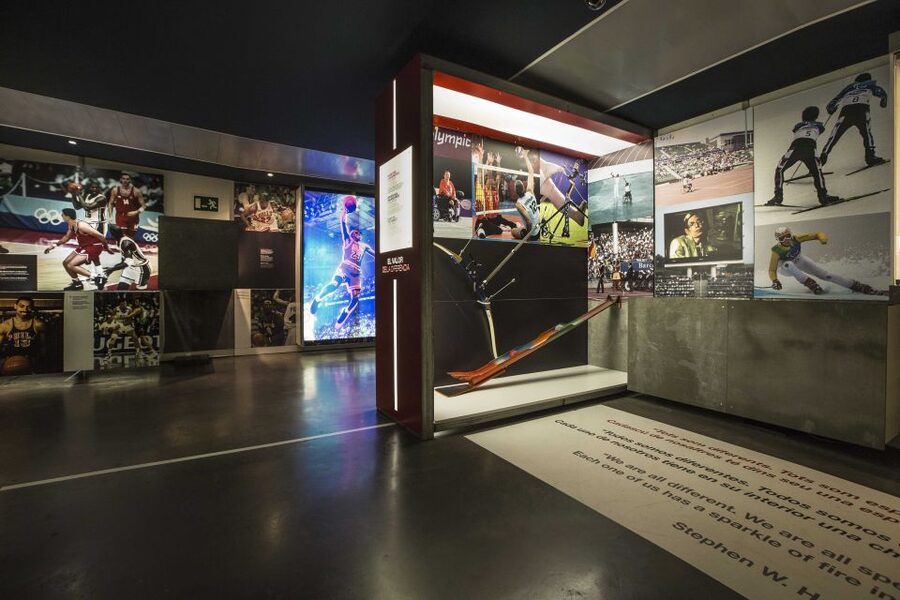 Barcelona: Olympic and Sport Museum – Sports Experience - Idols Space: Trophies, Shoes, Milestones, and the Samaranch Collection