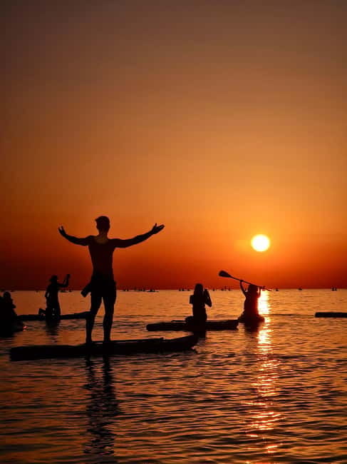 Barcelona: Paddleboarding at Sunrise. Includes: instructor, photos, equipment - Conditions, safety, and what to expect if the sea is choppy
