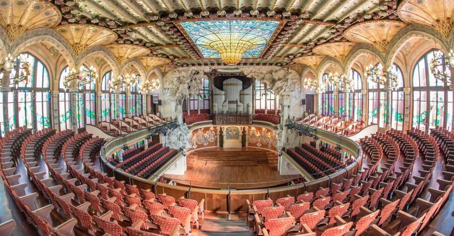 Barcelona: Palau de la Música Entry Ticket - Start in the Foyer, then follow the brochure at your own speed