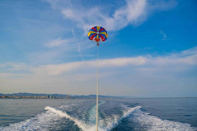 Barcelona: Parasailing magic flight and views above the sea - Where you start: Brutal WaterSports and the simple on-the-ground flow