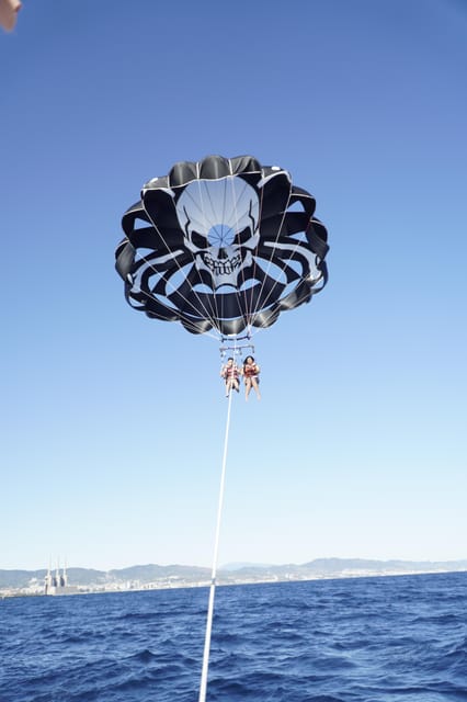 Barcelona: Parasailing with 360º Panoramic Skyline Views - Harness On, Then the Speedboat Pull