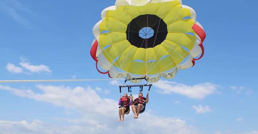 Barcelona: Parasailing with 360º Panoramic Skyline Views - What It’s Like in Real Life: Wet Gear, Wind, and Comfort