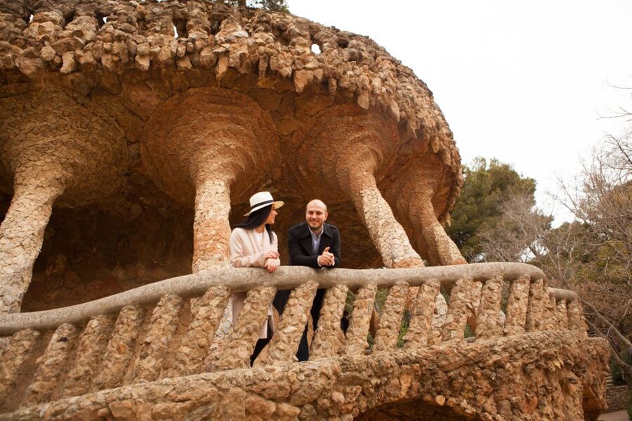 Barcelona: Private Full Park Güell Photoshoot - Posing Help That Makes People Look Like Themselves