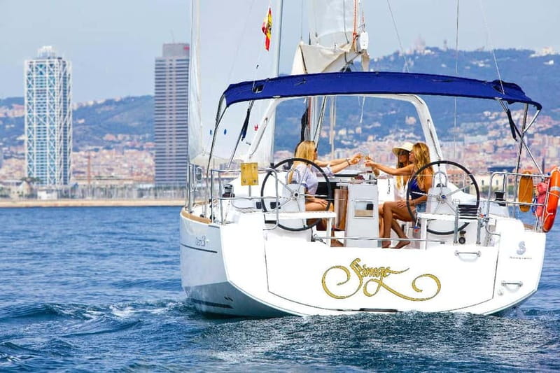 Barcelona: Private Sailing Trip with Drinks & Snacks (max 9) - Sailing Out: How the Cruise Actually Moves Along the Coast