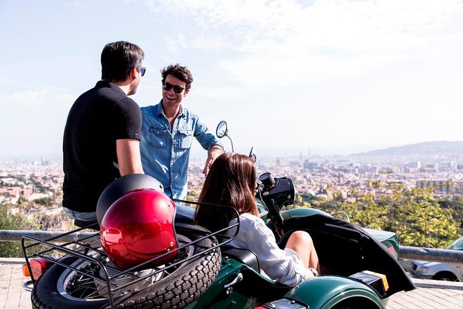 Barcelona Private Tour by Sidecar Motorcycle - UNESCO stops on the move: Gaudí and Domènech i Montaner