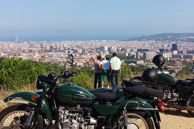 Barcelona Private Tour by Sidecar Motorcycle - Montjuïc viewpoints, Olympics spots, and the skyline payoff