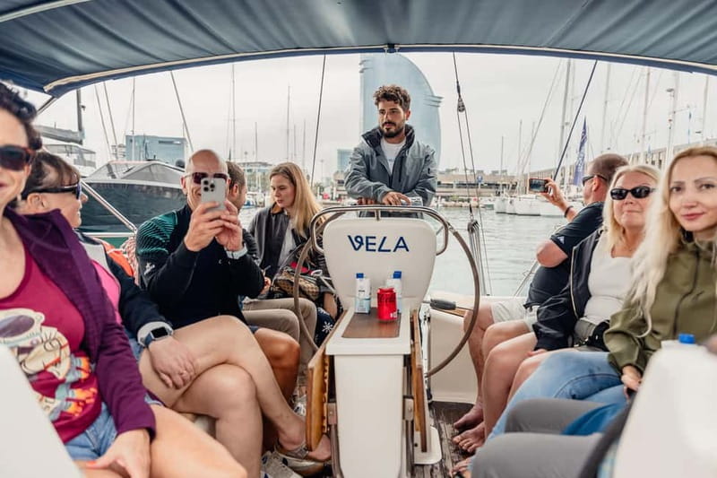 Barcelona: Sailing Tour with Young Local Captain & Drinks - La Barceloneta from the sea, where the city turns into a coastline