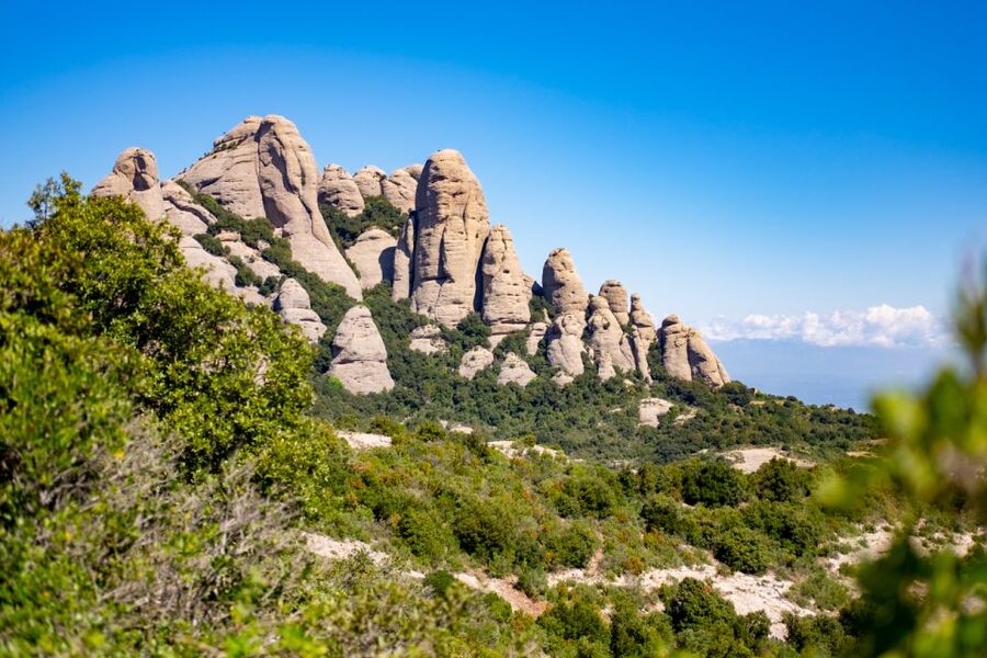Barcelona: Sitges & Montserrat Monastery Tour with Easy Hike - Inside Montserrat: basilica, atrium, and cloister time