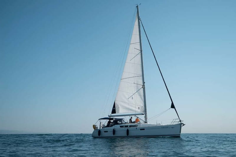 Barcelona: Sunset Skyline Cruise with Cava and Snacks - The sailboat experience: small-group comfort on the water