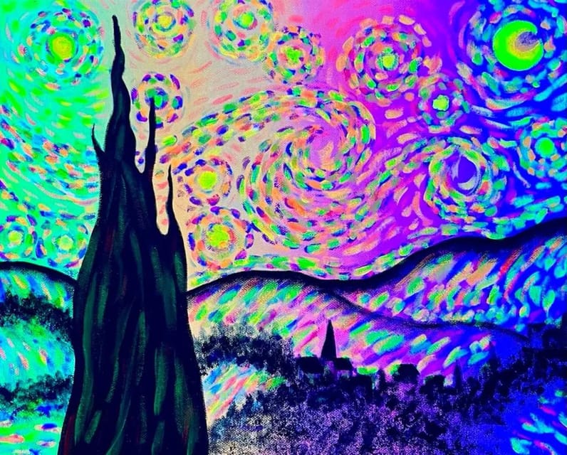 Barcelona: Wine and Van Gogh Paint and Sip Painting Class - Who should book this Barcelona paint and wine class