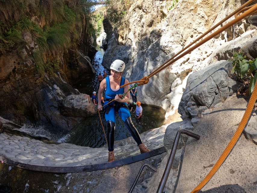 Benahavís: Canyoning Guided Tour at Guadalmina River - The canyon route: swimming, crossing, and optional adrenaline
