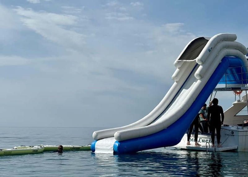 Benalmádena Boat Tour with Snorkeling, Water Slide and Lunch - Snorkeling the Shipwreck: What You Should Expect to Actually See