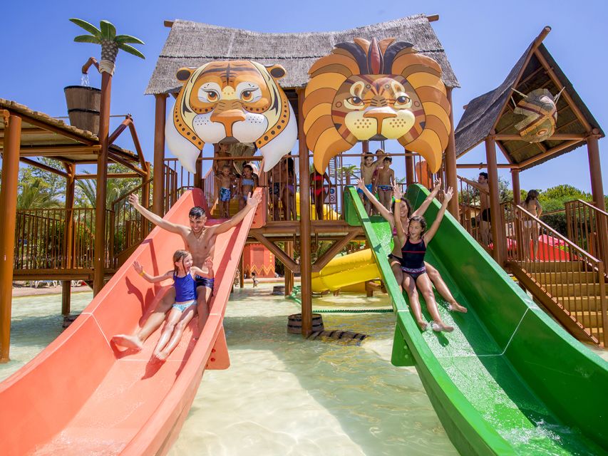 Benidorm: Aqua Natura Amusement Park 1-Day Entry Ticket - Children’s Zone: two pools, splash structure, and safe variety