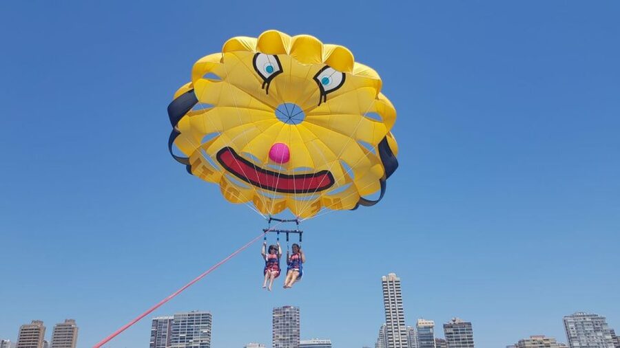Benidorm: Parasailing Boat Trip with Costa Blanca Views - Views Over Benidorm and Benidorm Island From the Sky