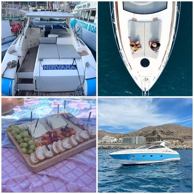 Best Private Yacht in Gran Canaria - The yacht and onboard vibe: 40 ft Astondoa, built for lounging