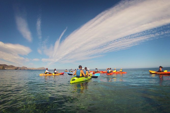 Cabo de Gata Active. Guided kayak and snorkel route through coves of the Natural Park - What You’ll See: Volcanic Coasts, Quirky Cliffs, and Seabed Life
