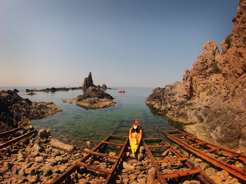Cabo de Gata: Natural Park Kayaking and Snorkel Excursion - Kayak route highlights: caves, coves, and volcanic cliffs close-up